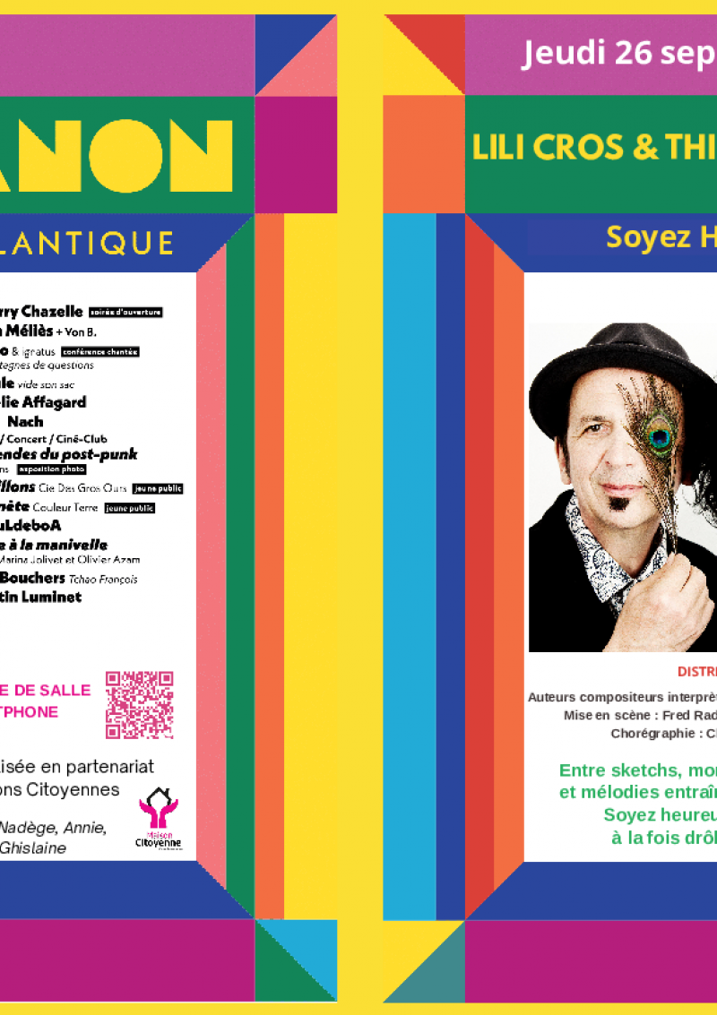 Feuille de salle Lili Cros & Thierry Chazelle